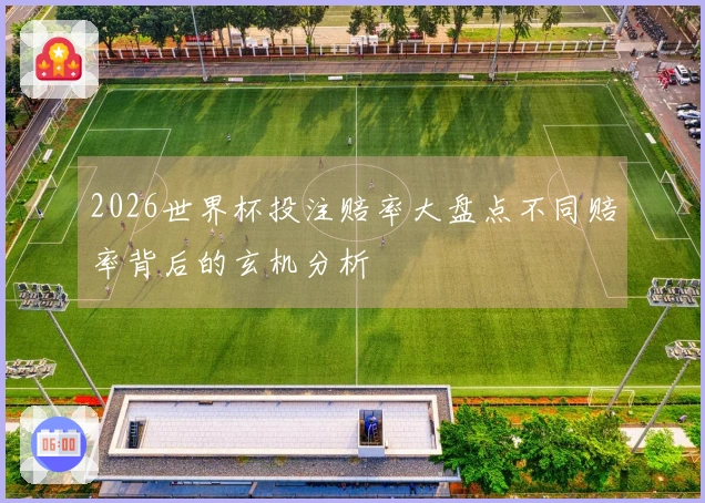 2026世界杯投注赔率大盘点不同赔率背后的玄机分析