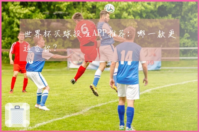 世界杯买球投注APP推荐：哪一款更适合你？